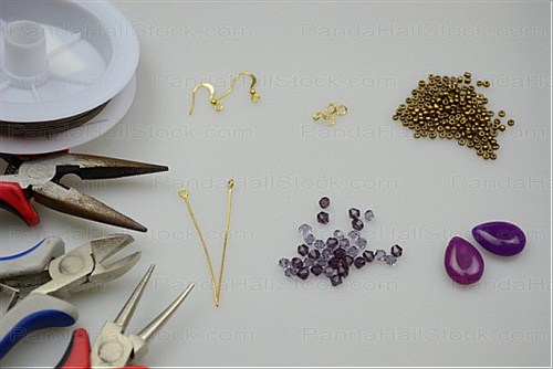 How to make stud earrings-needed materials